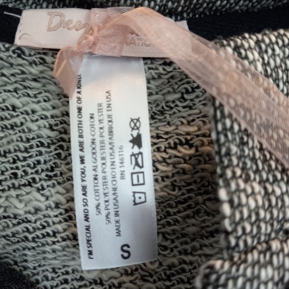 Daydream Nation Oversized Lace Up Terry Dream Pullover Sweater - Picture 7 of 9